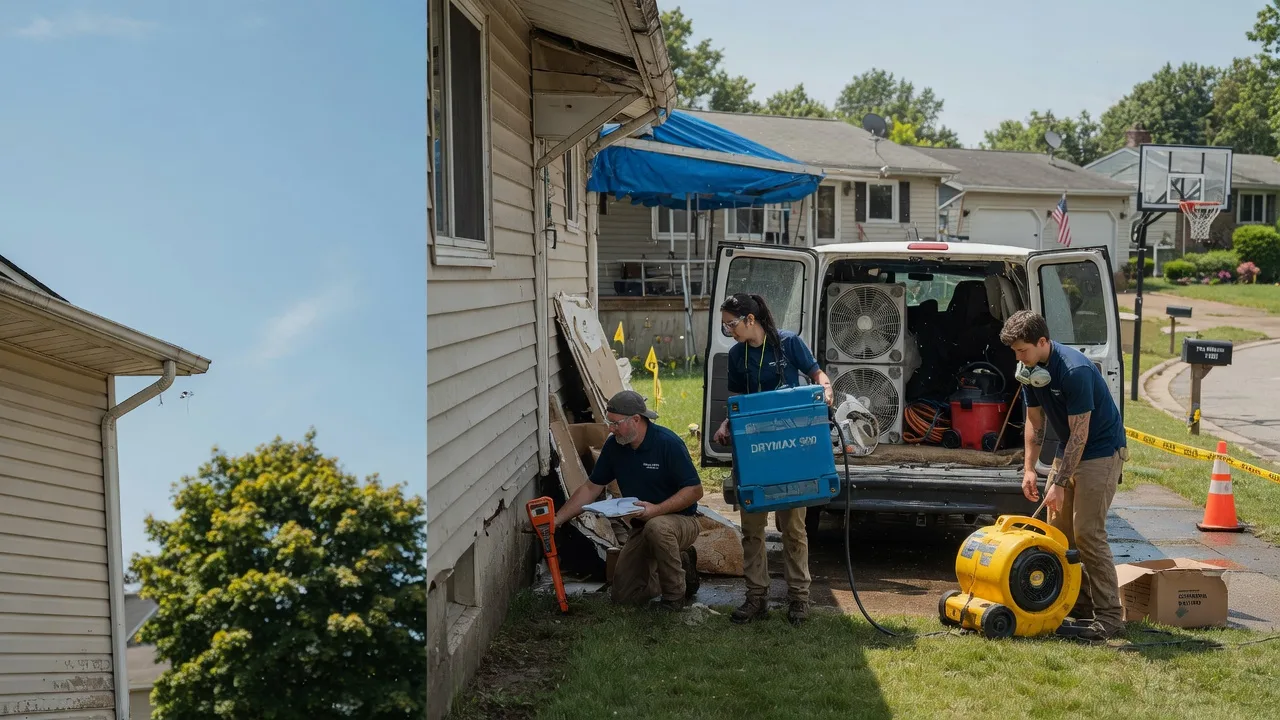 Ceiling Leak Cleanup in Leesburg, OH near me