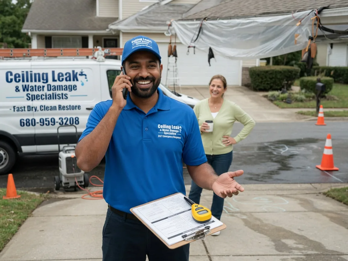 Ceiling Leak Cleanup Leesburg, OH FAQs